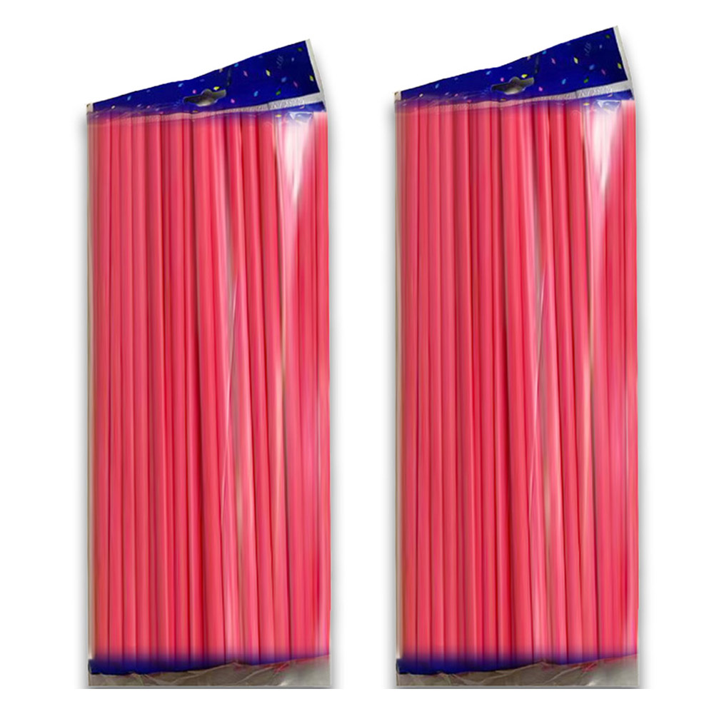 마다꾸미 요술 매직 파티 벌룬 막대풍선 200p 세트, 파스텔레드, 1세트 12,900원