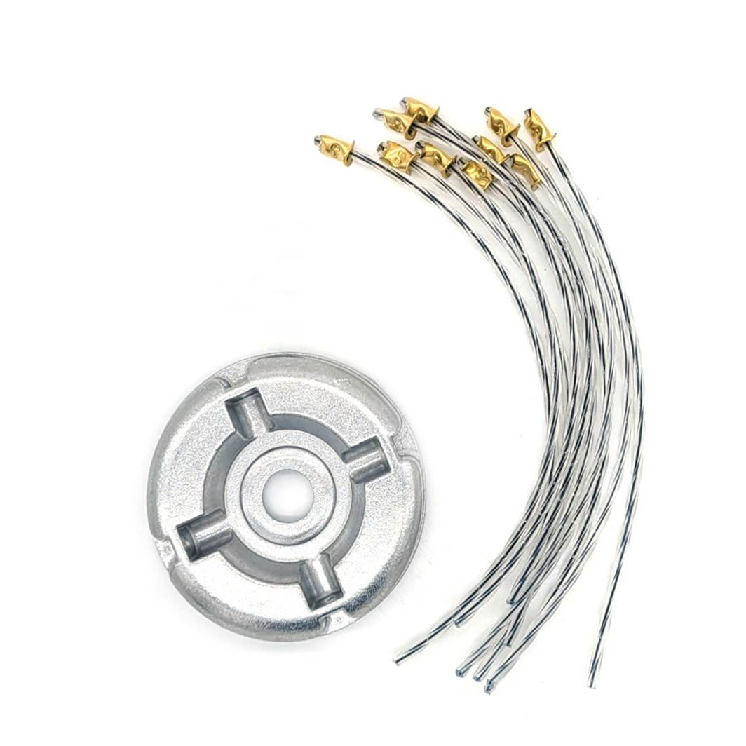 ES 예초기 와이어 원판 세트 예초기날 초경량 가벼운 알루미늄 원판 애초기 강철 와이어 소모품 리필 10P 벌초 16,000원