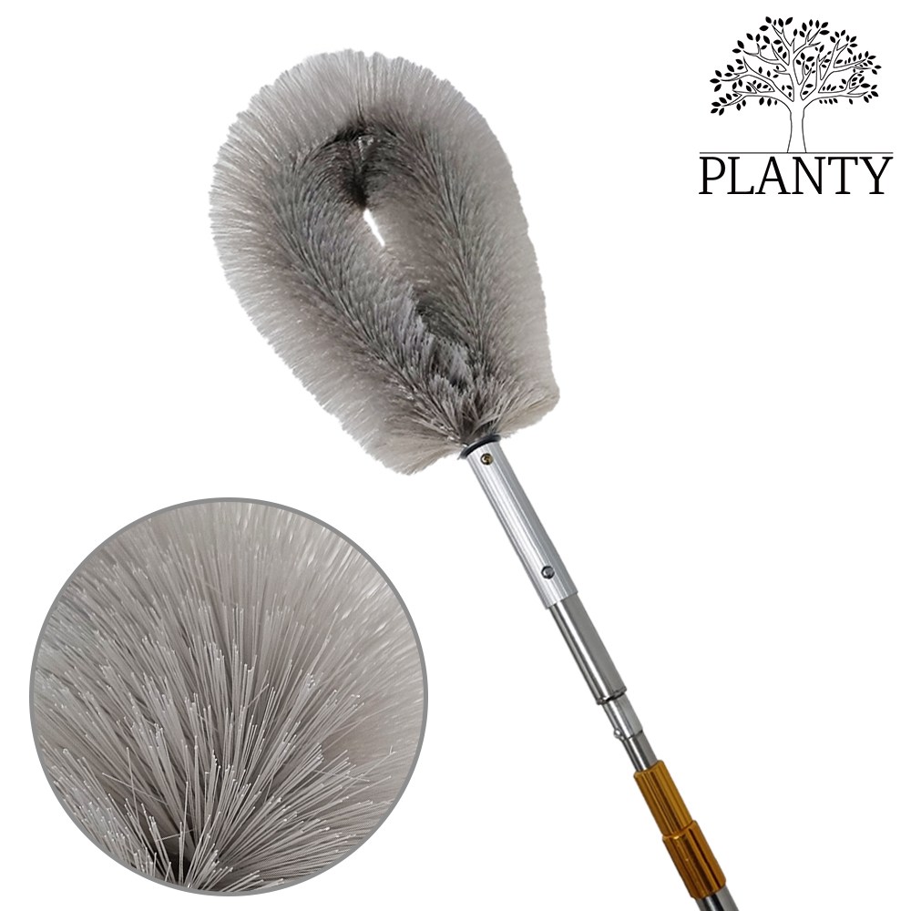 플렌티 파워 거미줄 제거 솔+스텐 장대 2M 3M 5M 벽 천장 먼지 제거기 솔, 1개 47,900원