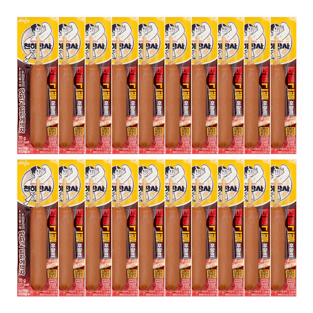 진주 천하장사 매콤그릴후랑크 70g 20개, 20개, 70g 20,450원