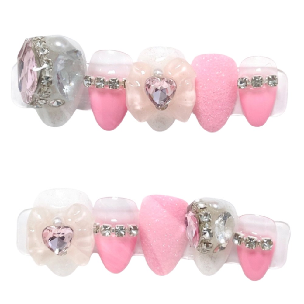 달달한 핑크설탕 수제네일팁, 1개 29,800원