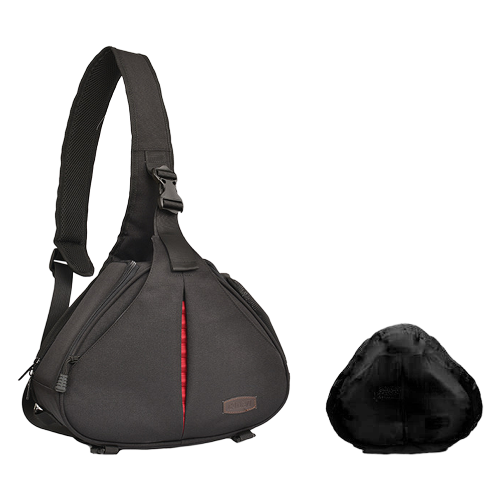 레인보우 디지털 카메라 크로스바디 가방 대형 + 레인 커버 세트, 블랙(가방), 1세트 61,460원