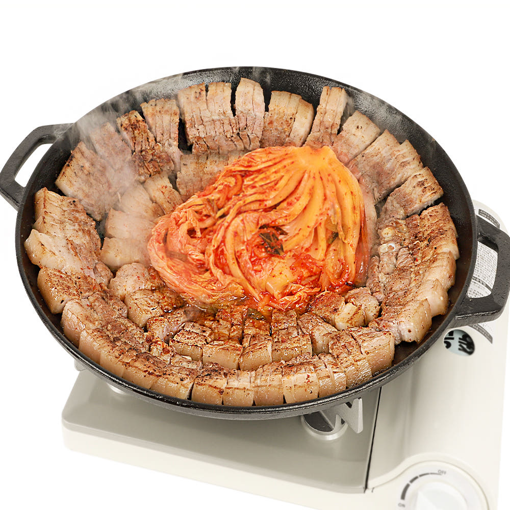 캠핑몽 그리들 주물 무쇠 솥뚜껑 전골 삼겹살 불판 고기 바베큐그릴 화로 숯불 야외 캠핑, 1개 49,000원