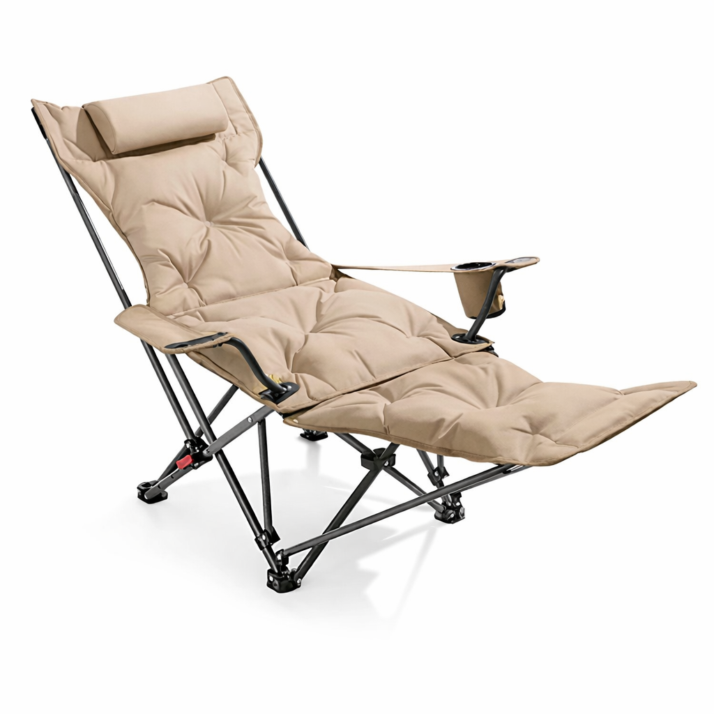 침대형 접이식 캠핑의자 발받침 4단계 각도조절 365lifestyle, 1개, 베이지 44,900원