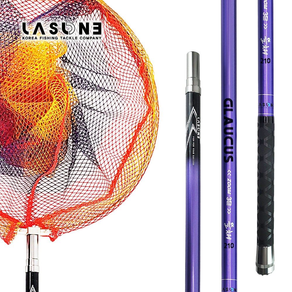 라스원-글라우코스 줌 3단 5단 뜰채 스핀줌 뜰채대 민물 뜰채대 뜰채망대 낚시 뜰채 32,500원