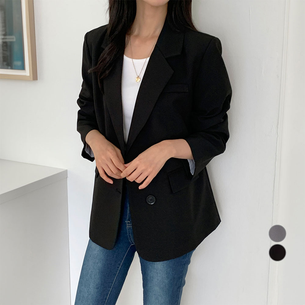 아피나르 여성용 스탠다드핏 투버튼 싱글 자켓 22,900원