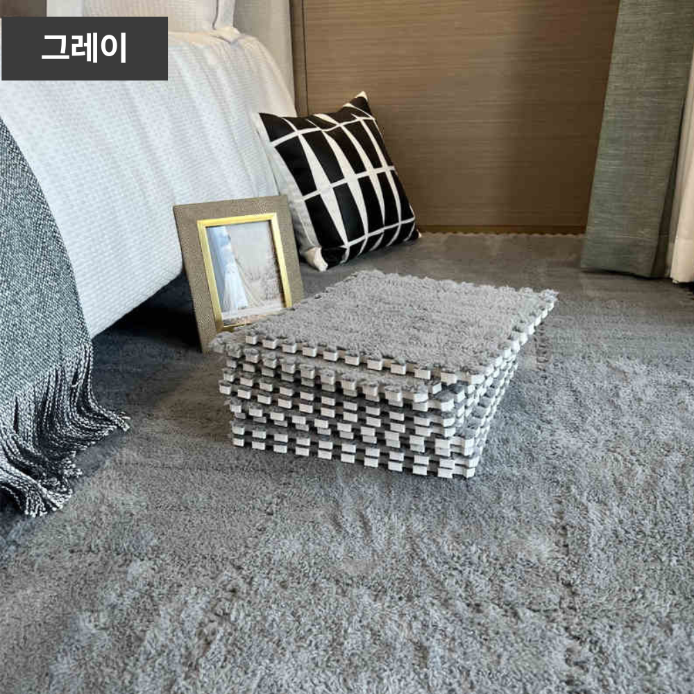 다나몰 타일형 러그 층간소음 미끄럼방지 거실 침실 퍼즐매트 15,600원