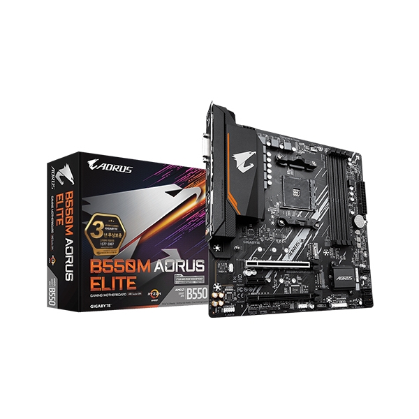 GIGABYTE B550M AORUS ELITE (제이씨현) 130,500원