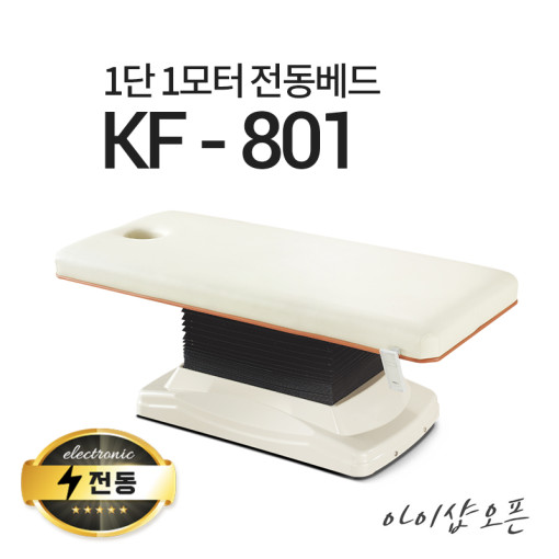 현대교역 1단1모터 전동베드 KF-801 진찰베드 환자베드 마사지베드 전동침대, (밤색) 2,070,000원