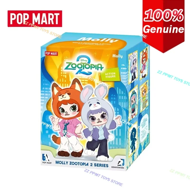 POP MART MOLLY 주토피아 시리즈 2 1/12 형 피규어  랜덤 박스 인형 미스터리 장 크리스마스 138,500원