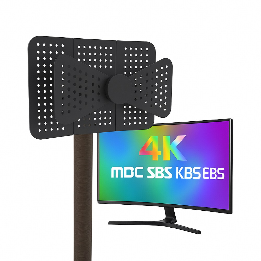 실외용 4K UHD DTV안테나 USB증폭기 디지털 지상파 티비 공중파 티브이 가정용 디지탈 수신기 옥외용 연결 35,400원