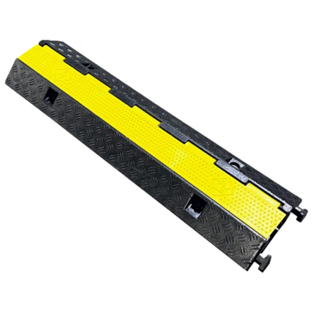 KD공구 케이블 전선보호덮개 과속방지턱 전선보호대 케이블덮개, 옐로우블랙+1구, 1개 25,700원