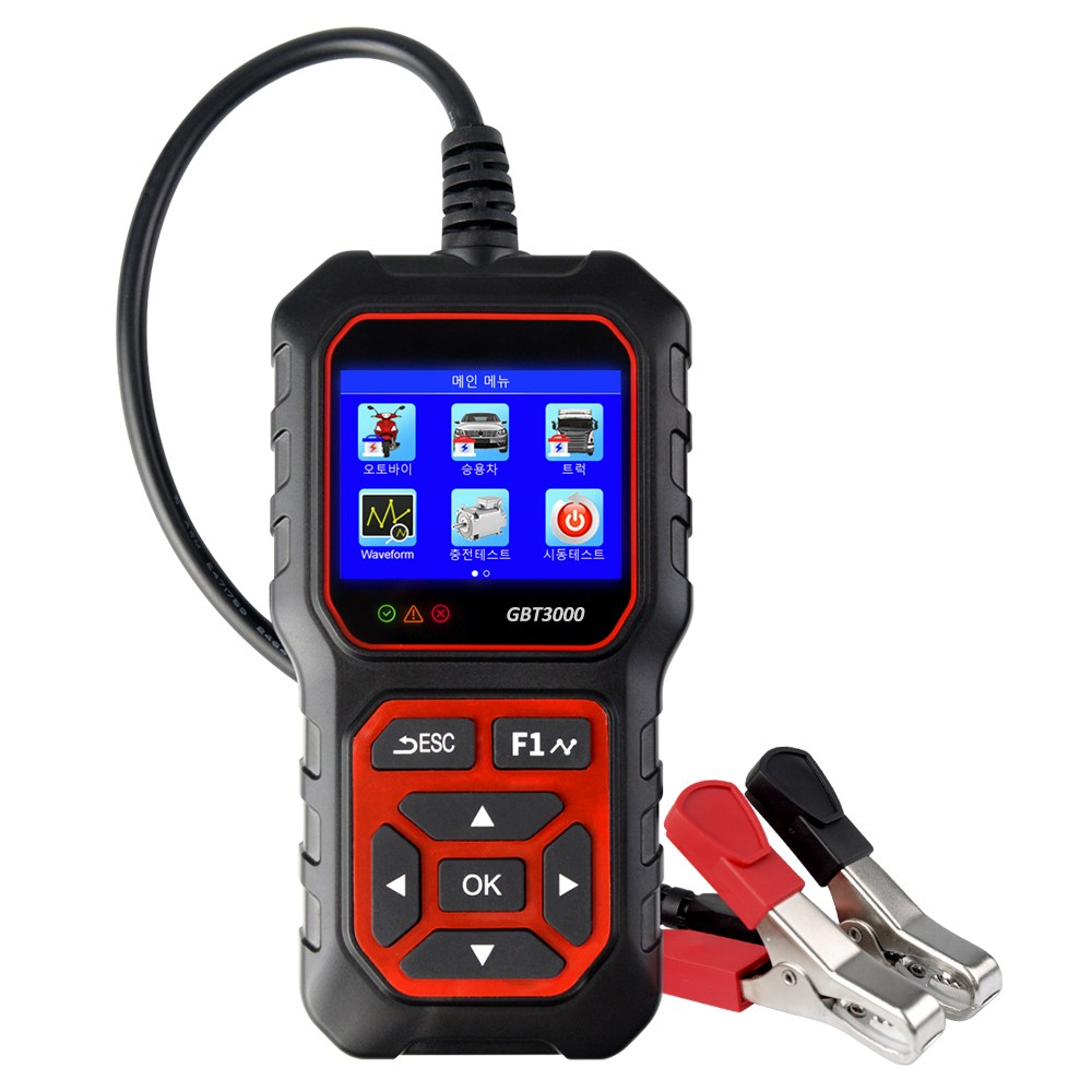 가제트 자동차 배터리 테스터기 GBT3000 진단기 측정기, 1개 42,900원