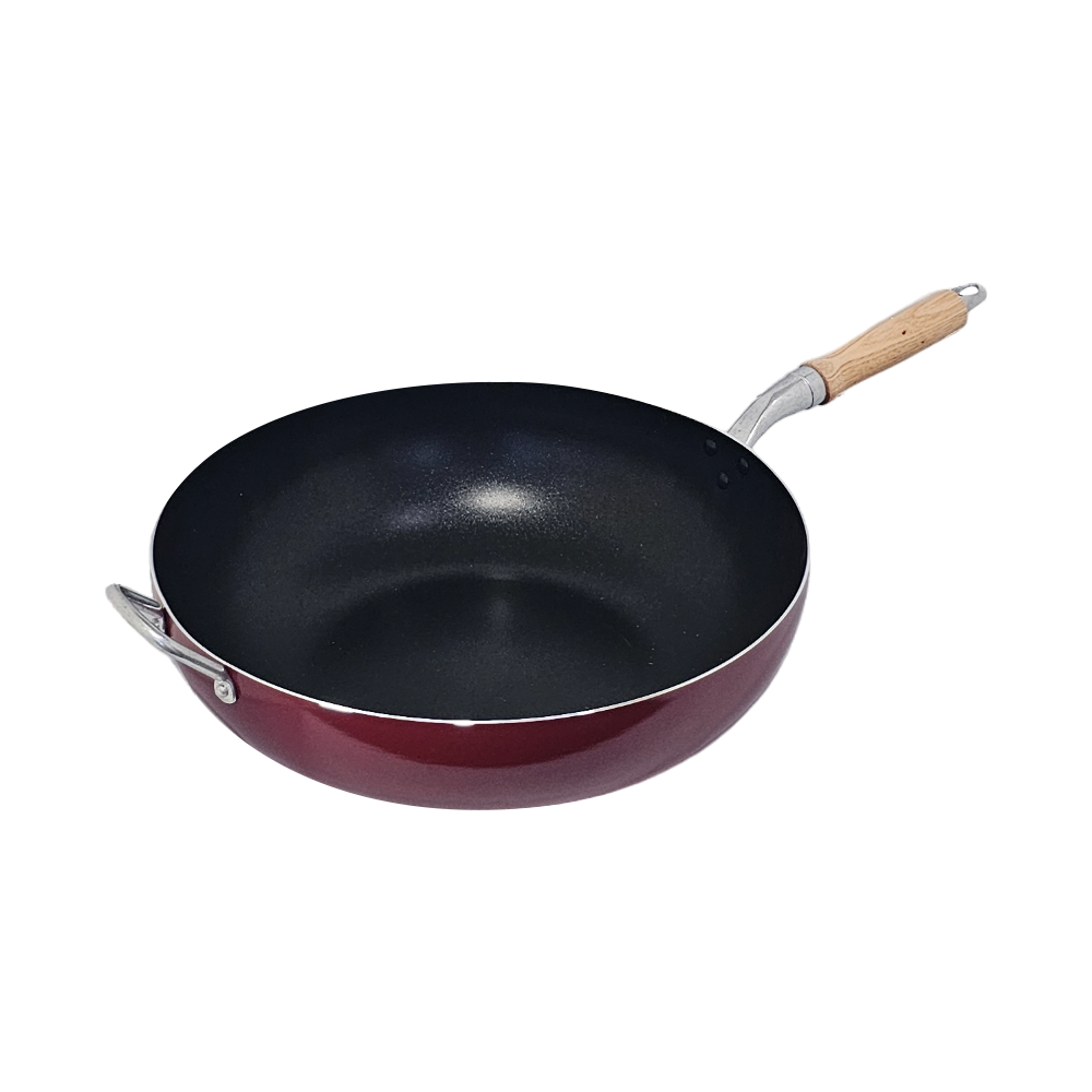 경량 6중코팅 업소용 식당용 가벼운 궁중팬 웍 튀김팬, 3개, 36cm 92,680원