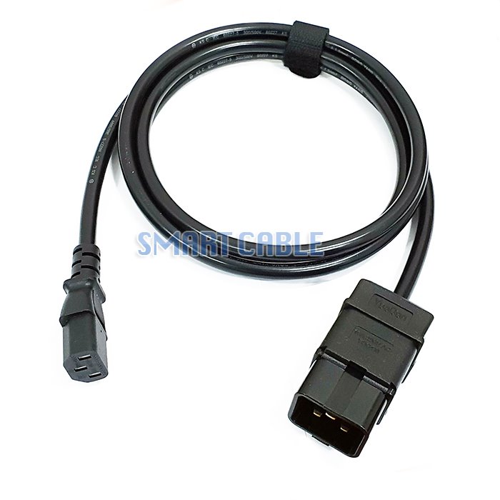 C13 to C20 케이블 2M UPS 캡코드 1.5SQ 3C 16A 250V, 1개, 2m 16,000원