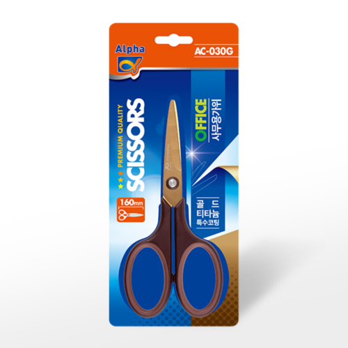[알파] 티타늄가위 AC-030G(구ATS-030) 16cm 4,900원