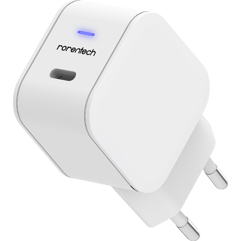 로랜텍 파스텔 갤럭시 아이폰 호환 초고속 충전기, 화이트, 1개 9,900원