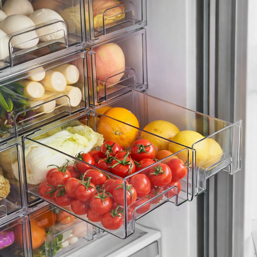 러빈홈 냉장고 슬라이딩 정리 트레이 냉장고 수납 정리함 투명 야채 과일 보관함, 2개, 투명 22,900원