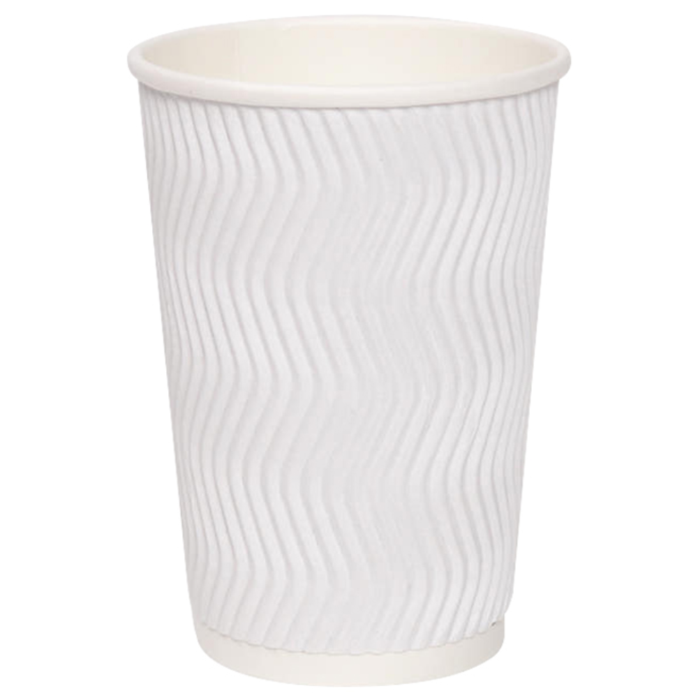 3중 단열 리플컵 화이트 13oz 390ml 500개입 핫 아이스 겸용 카페 테이크아웃 웨이브 종이컵, 500개 55,650원