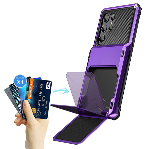 갤럭시S23울트라 입체 아머 카드케이스 4장수납 비비드 컬러 휴대폰 핸드폰 커버 12,800원