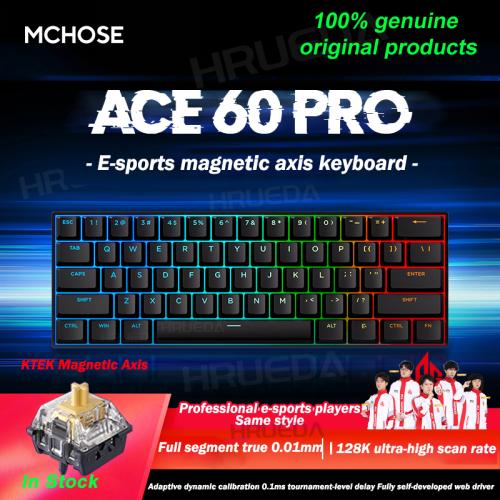 기계식키보드 게이밍 청축 적축 저소음 MCHOSE Ace 60 Pro 68 자기 축 기계식 키보드 기존 0.01ms 대기 시간 RT 0.01mm 128K 게임용 맞춤형 Esport 73,060원