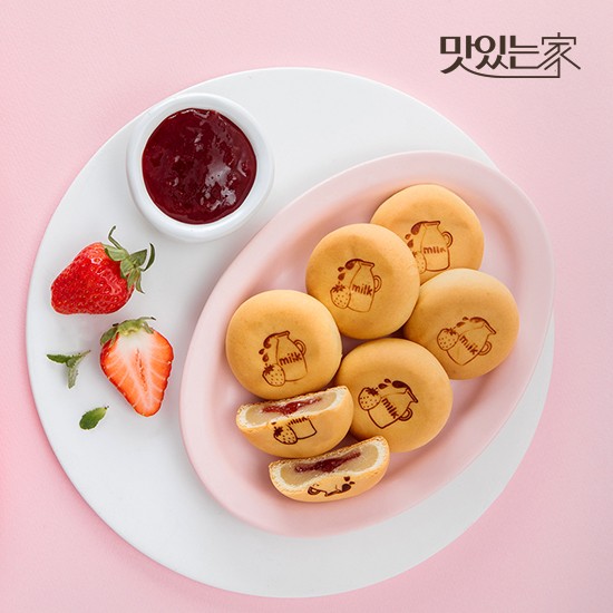 화과방 목장우유로 만든 우유앙빵 딸기 9개입 1+1 / 만주 우유앙금 간식 18,900원