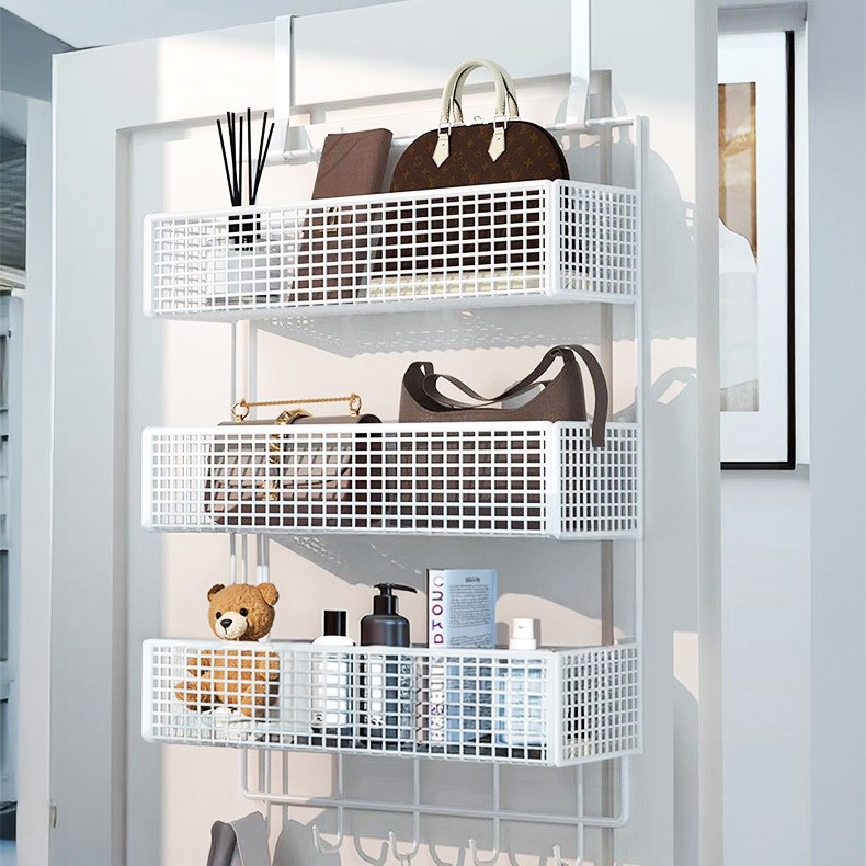 문걸이 공간활용 무타공 3단 수납선반 조립불필요 87,000원