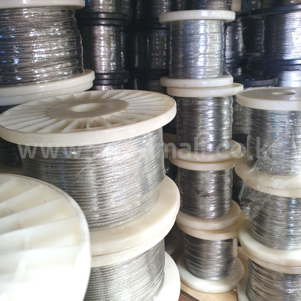 와이어로프 스텐 철 GAC M단위 절단판매, 1개 12,500원