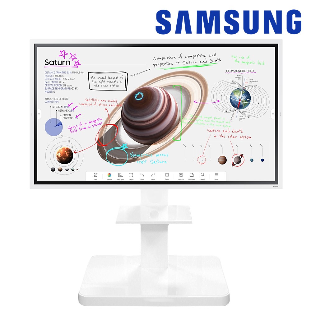 삼성전자 전자칠판 플립 프로 LH75WMBWLGCXKR FLIP PRO 75인치 4K UHD 스마트보드 학교 학원 강의실 회의실 칠판 4,467,000원