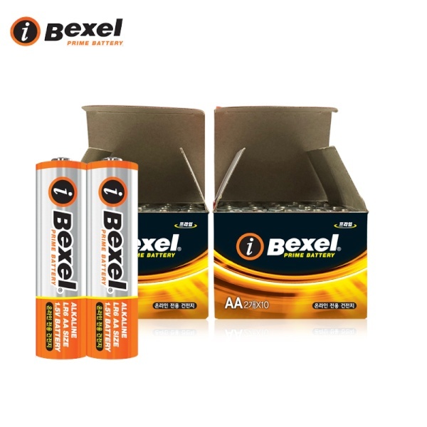(벡셀) 알카라인 건전지 (벌크) (AA/20알) 8,800원