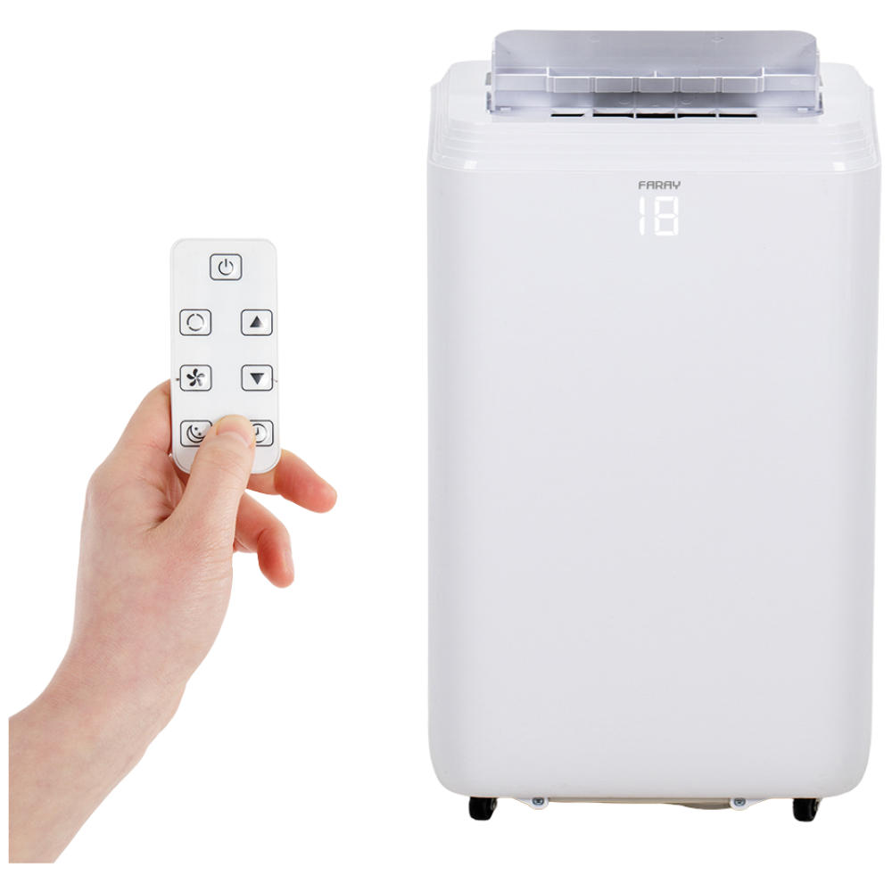 [25년형]화레이 가정용 이동식에어컨 3단풍속조절 회전 리모컨 2500W급 냉방 초강력, 화레이 13000P 398,000원