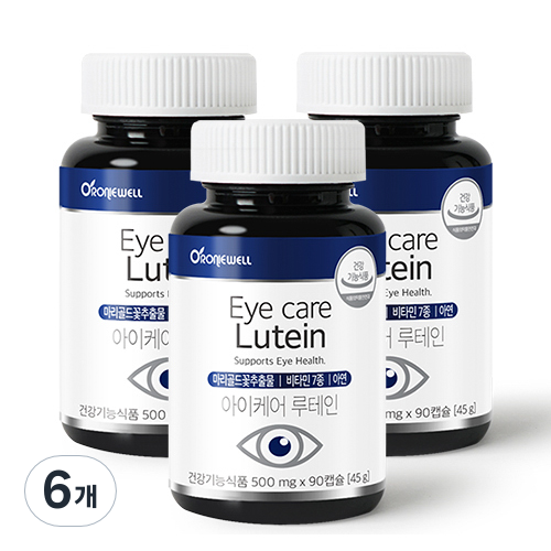 로니웰 아이케어 루테인, 90정, 6개 53,160원