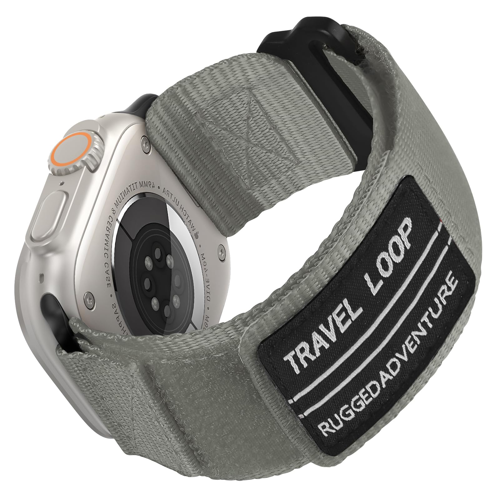 Fegwilde 애플워치 울트라1/2/3 호환 옥외 나일론 벨크로 트레일 루프 스포츠 스트랩 49/46/45/44/42mm 11 10 9 8 7 6 5 4 3 SE1/2/3 밴드 18,900원