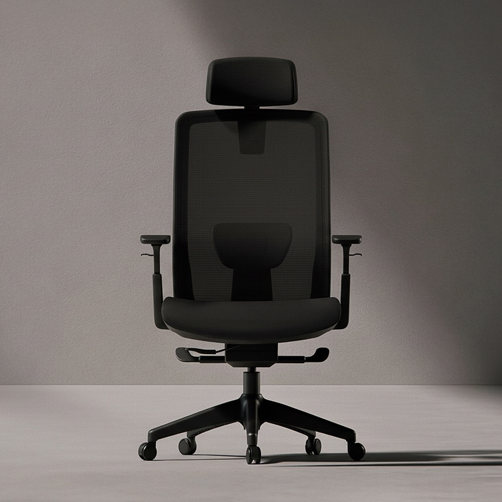 에르먼 X3 AIR 국내생산 프리미엄 풀메쉬 사무용 컴퓨터 책상의자, 오닉스블랙 279,000원