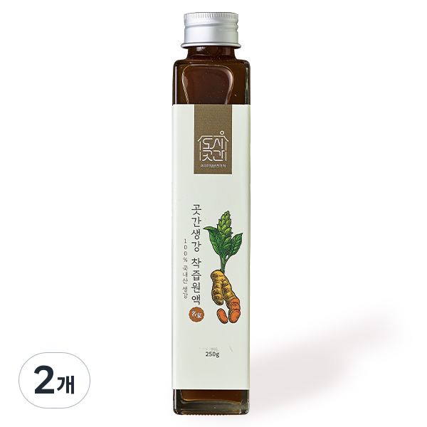 도시곳간 100% 국내산 함양 생강청 원액, 2개, 1개입, 250g 27,970원