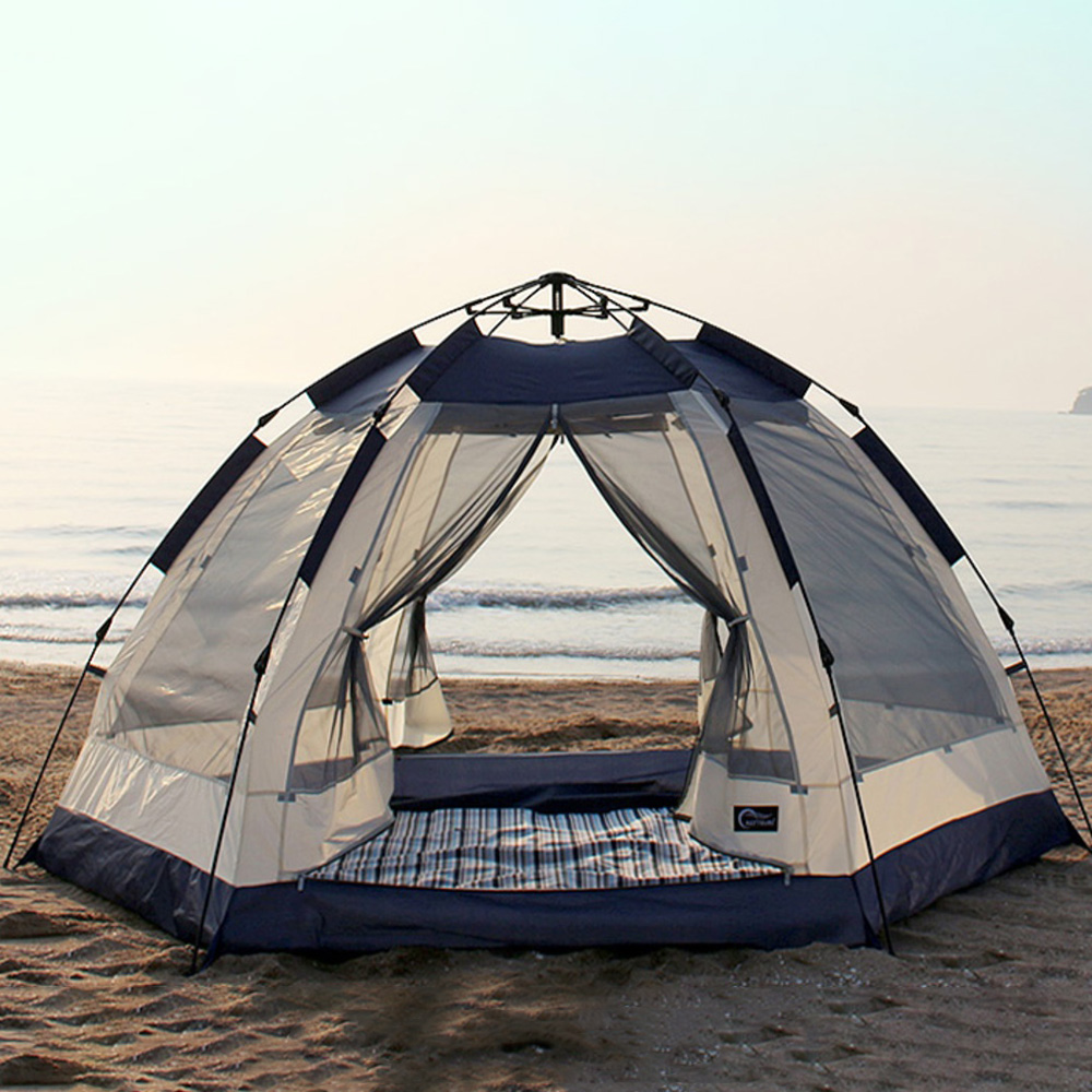 알뜨리 원터치 그늘막텐트, 블루넷, 5~6인용(중형) 71,560원