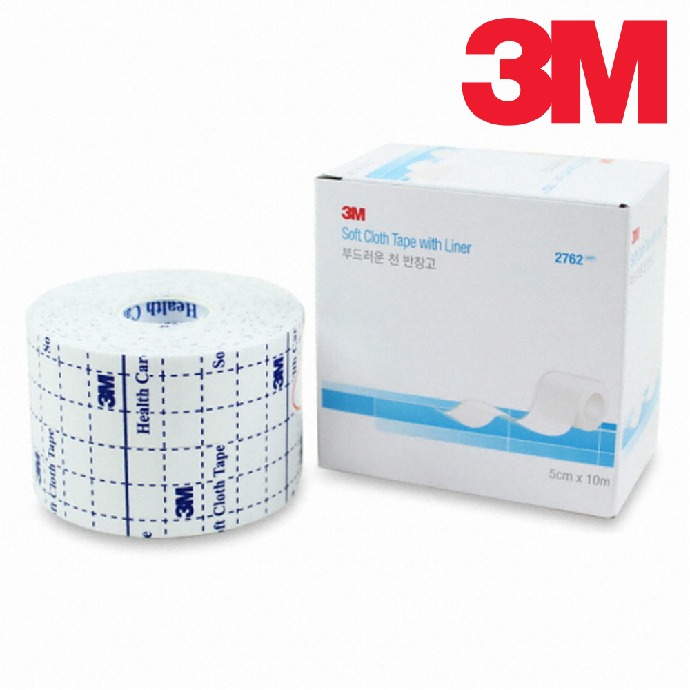 3M 부드러운 천 반창고/2762/2763/2764/2766 픽싱롤, 1개입, 1개 3,500원