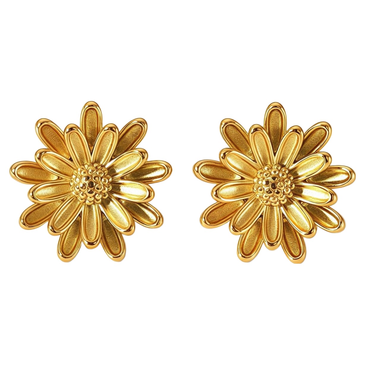 SWERR 18k 도금 골드 귀걸이 S925 국화 모양 귀걸이 선물 필수 CLX-SP007 78,000원