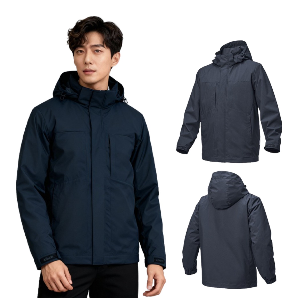 ZIBEN 겨울 동계 패딩 내피 탈부착 점퍼 ZB-J2452 방한 작업복 워크웨어 162,000원