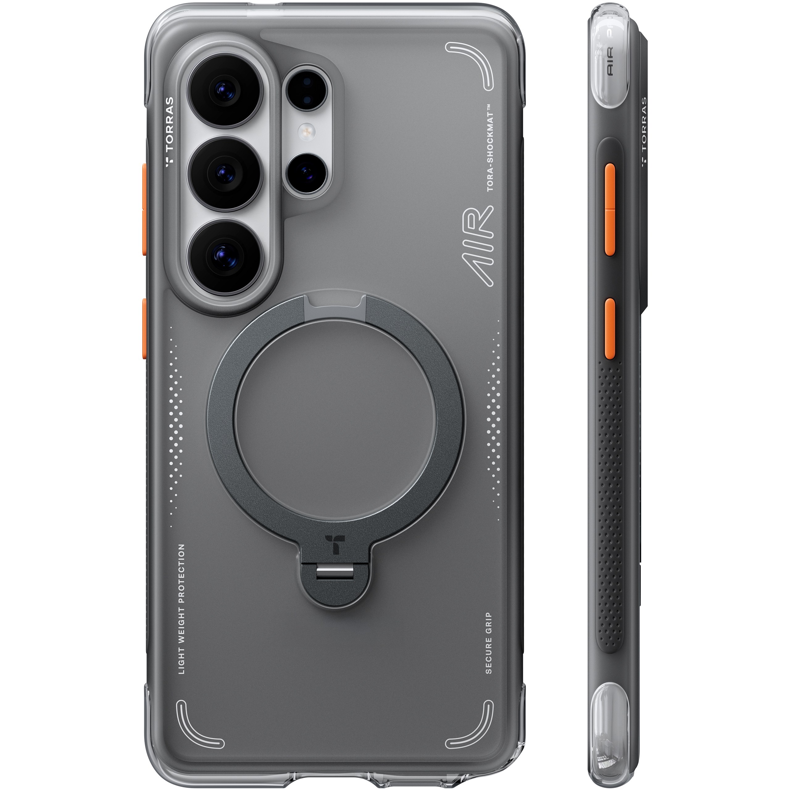 토라스 Ostand Q3 Air 360도 회전식 링스탠드 마그네틱 군사급 휴대폰 케이스, 현재가 96,900원