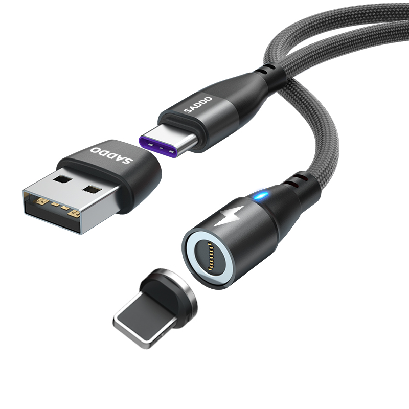 사또 PD 100W 일자형 마그네틱 케이블 + C to A 잰더 + 애플 8핀 커넥터 세트 13,800원