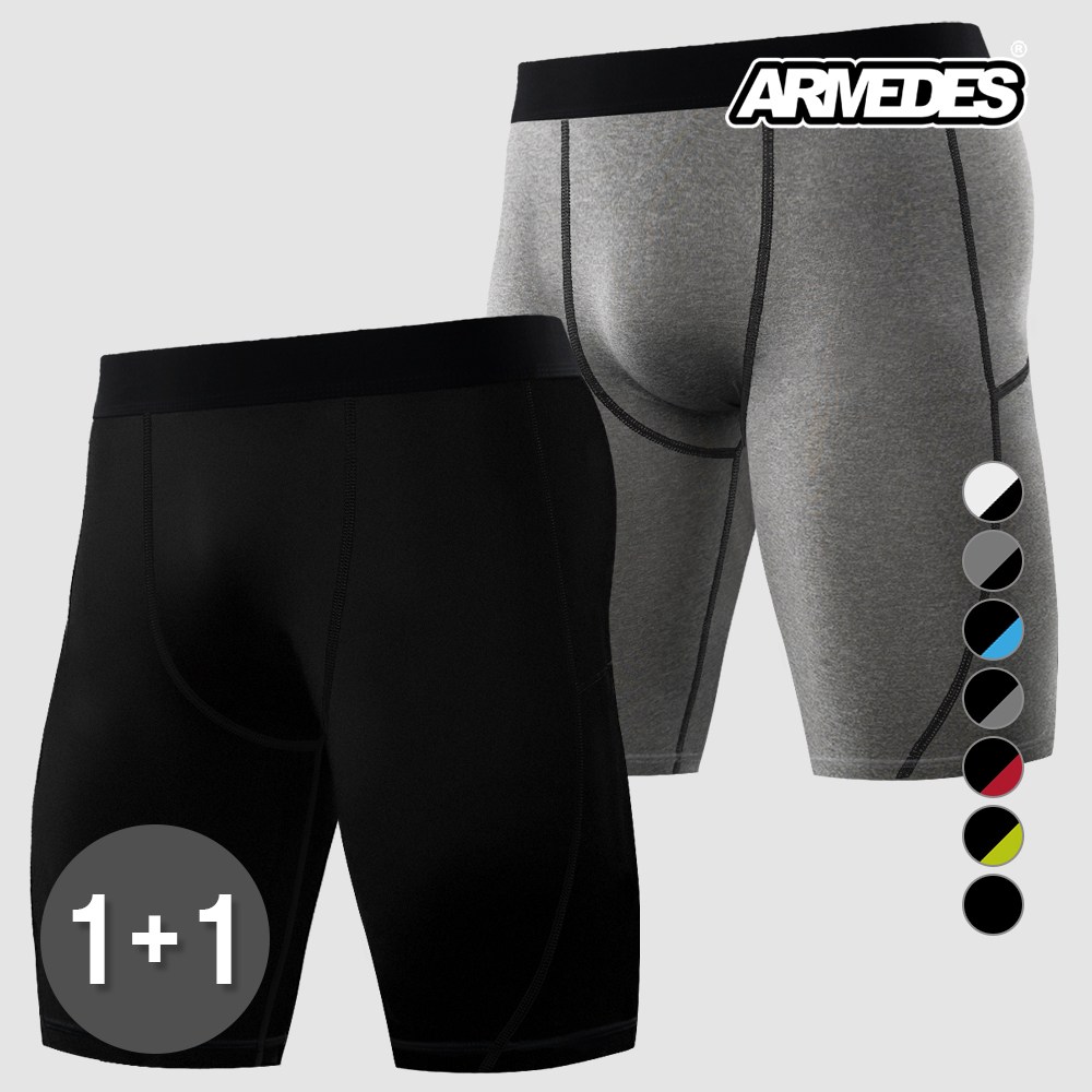 아르메데스 기능성 언더레이어 컴프레션핏 반바지 2매세트 18,900원