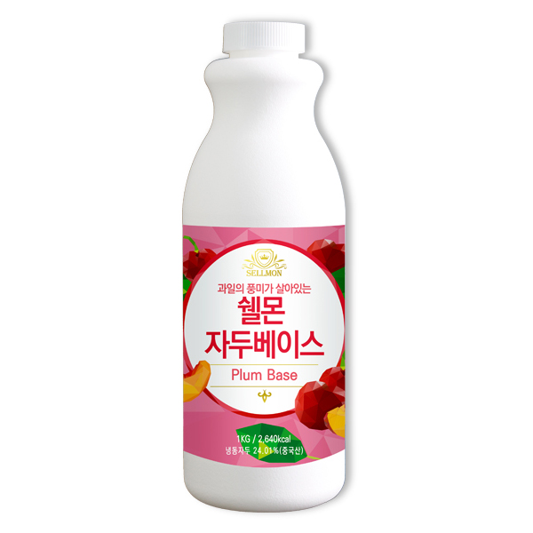 쉘몬 자두 음료베이스, 1kg, 1개 18,300원