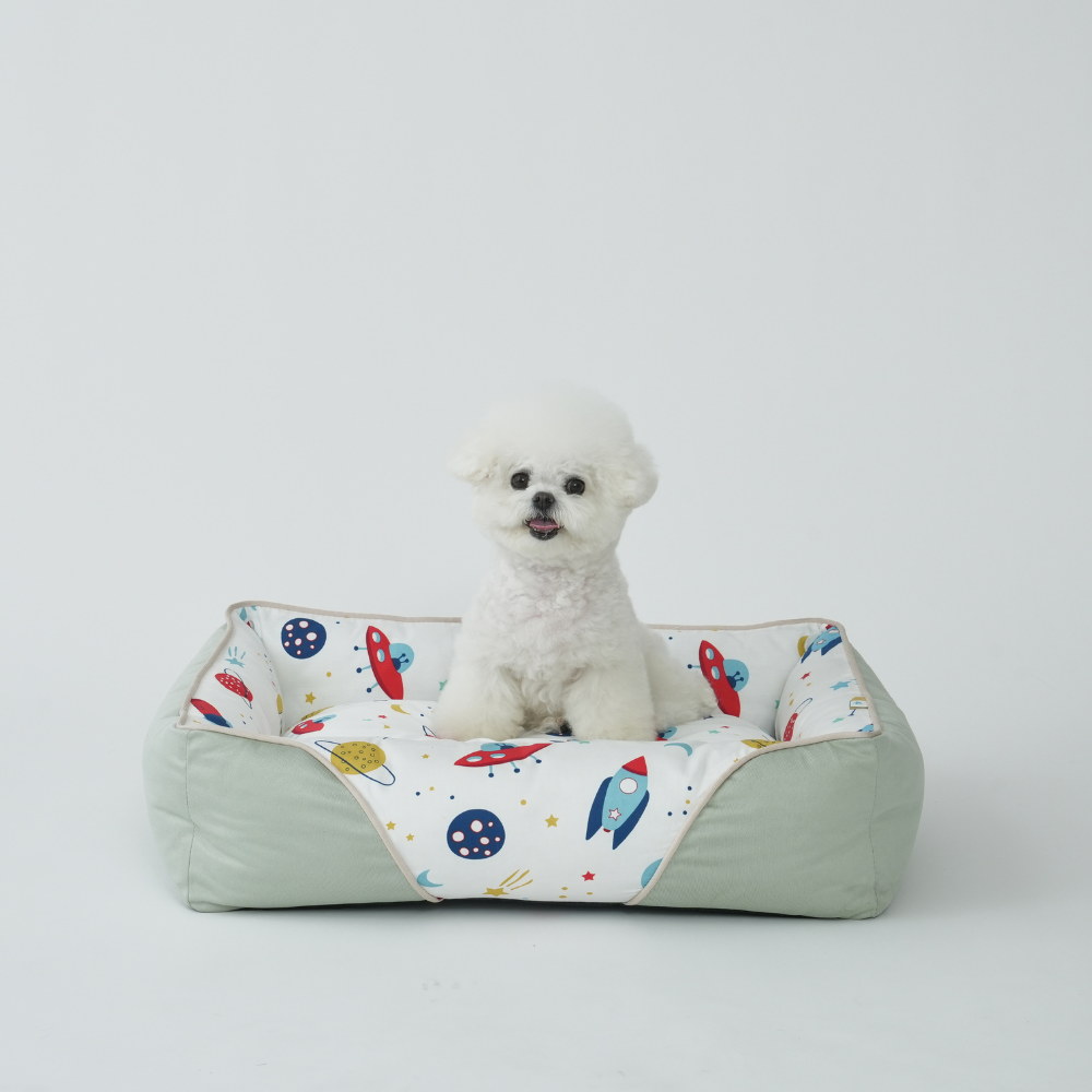 런레이더 반려동물 사계절 꿀잠 방석 K02, 그린, 1개 43,500원