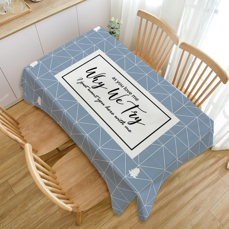 페어링 현대 미니멀리스트 스타일 코튼 린넨 방수 식탁보 13,580원