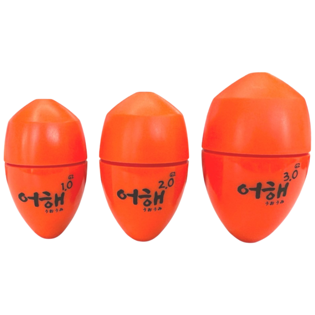 구멍찌 전자찌 3개 바다낚시 전용, 고휘도 전자 LED 내장 1호 2호 3호, 1세트, 주황 10,500원