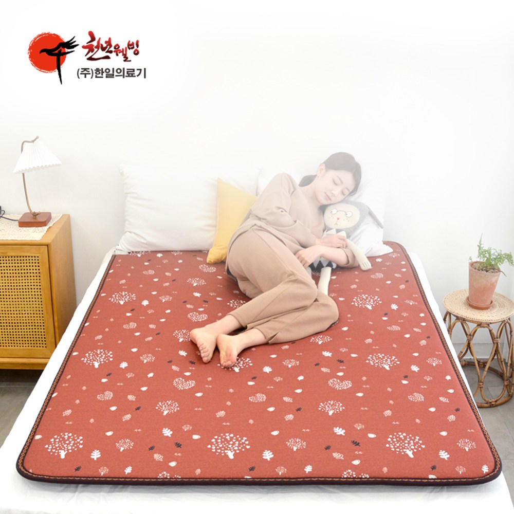 한일의료기 탄소피복 침대용 카본 온열매트 전자파걱정없는 EMF인증 전기매트 6종 선택 129,000원