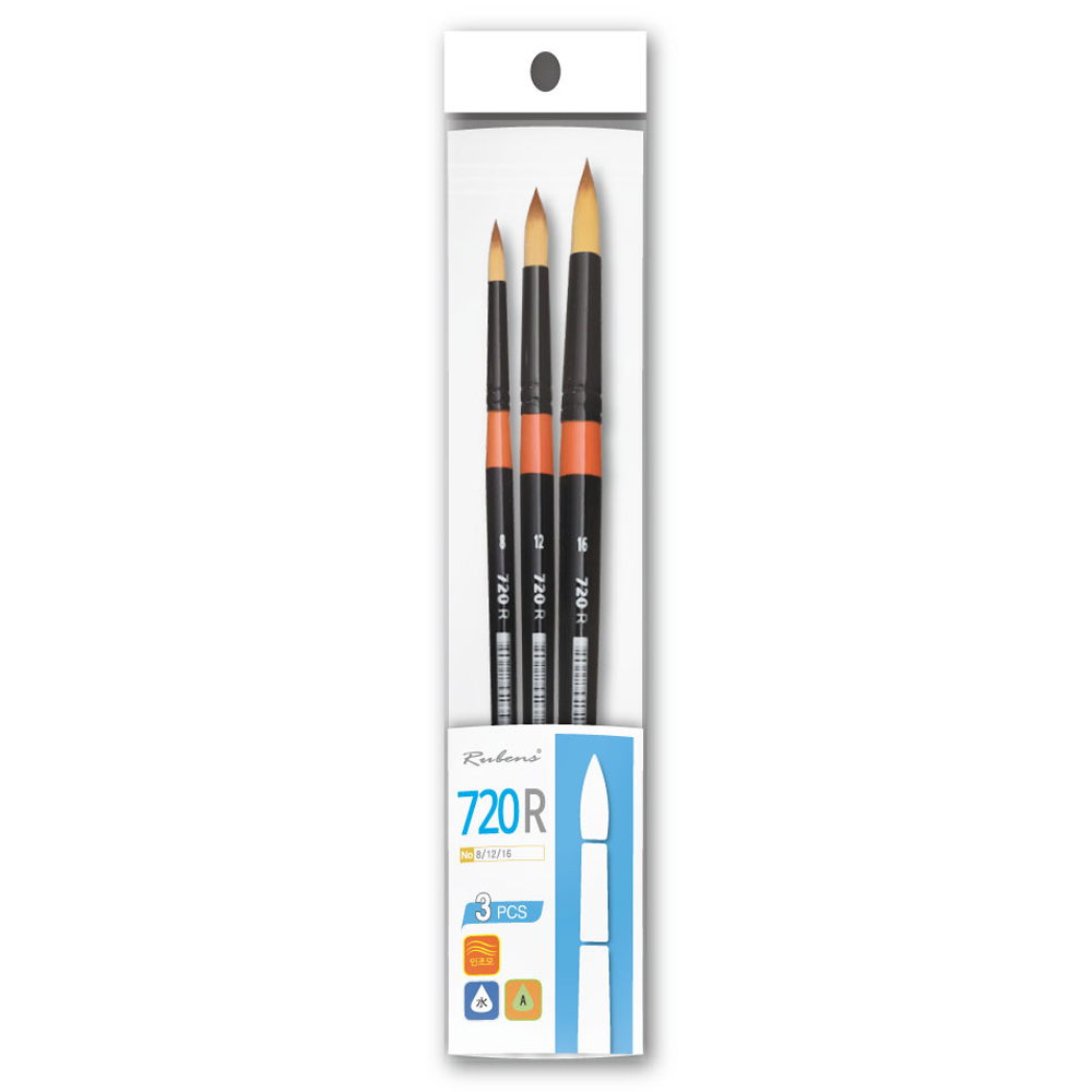 루벤스 720R 수채화붓 3종 세트 7,350원