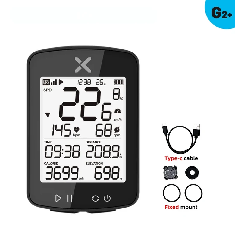 XOSS 새로운 G2 GPS G2 + 사이클링 컴퓨터 G Plus 무선 속도계 블루투스 트래커 방수 도로 자전거 MTB 자전 41,300원
