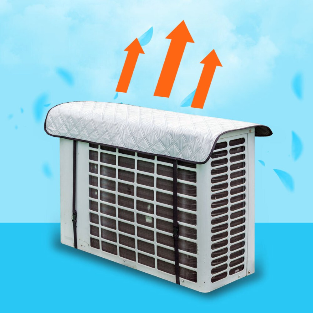 (길이조절) 설치가 쉬운 고급 원터치 탈착 에어컨 실외기 커버 벽걸이형/스탠드형 절전커버 방수커버 밴딩 실외기 열차단 그늘막 덮개 냉방비절약 직사광선차단 과열방지 여름 꿀템 12,470원